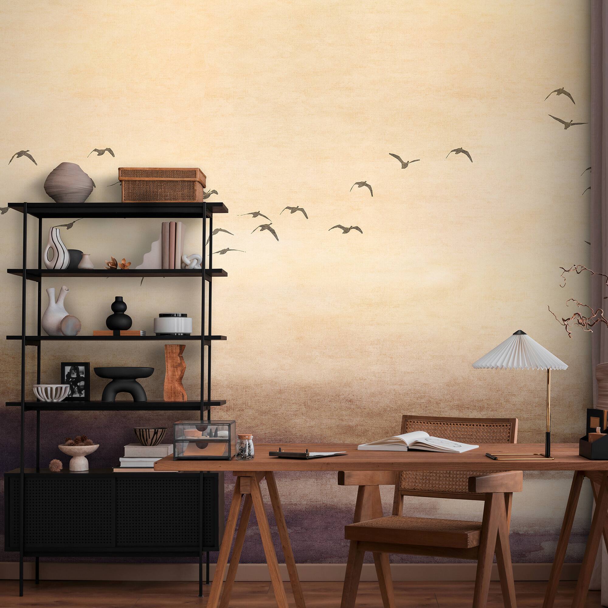 Designs Direct Silent Sky Beige Wall Mural